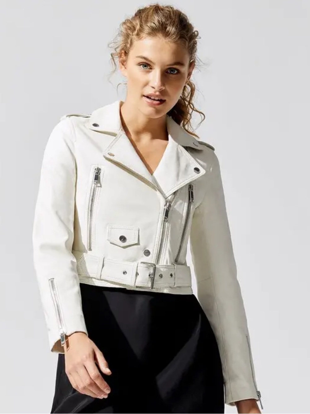 LTH JKT Cream Leather Jacket